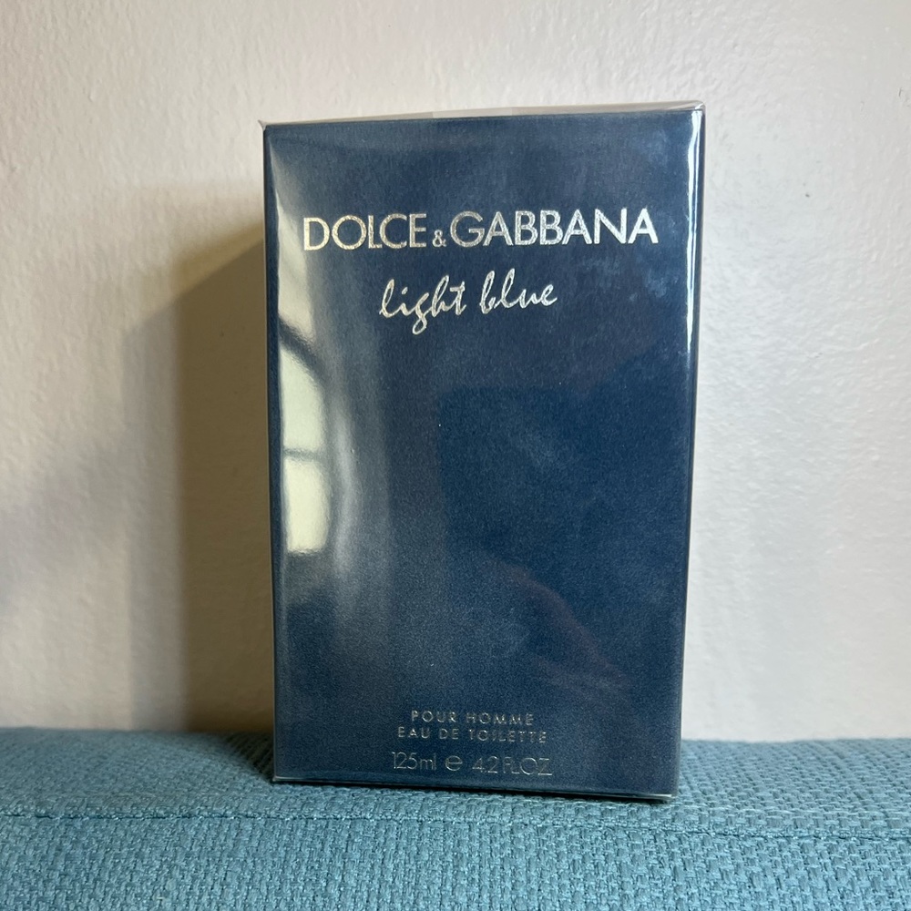 NIP Dolce & Gabbana 4.2oz Light Blue Pour Homme Eau de Toilette